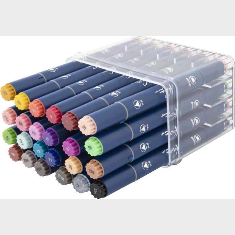 Nassau Fine Art - Favorit 2-i-1 Twin Markers St - 24 Stk