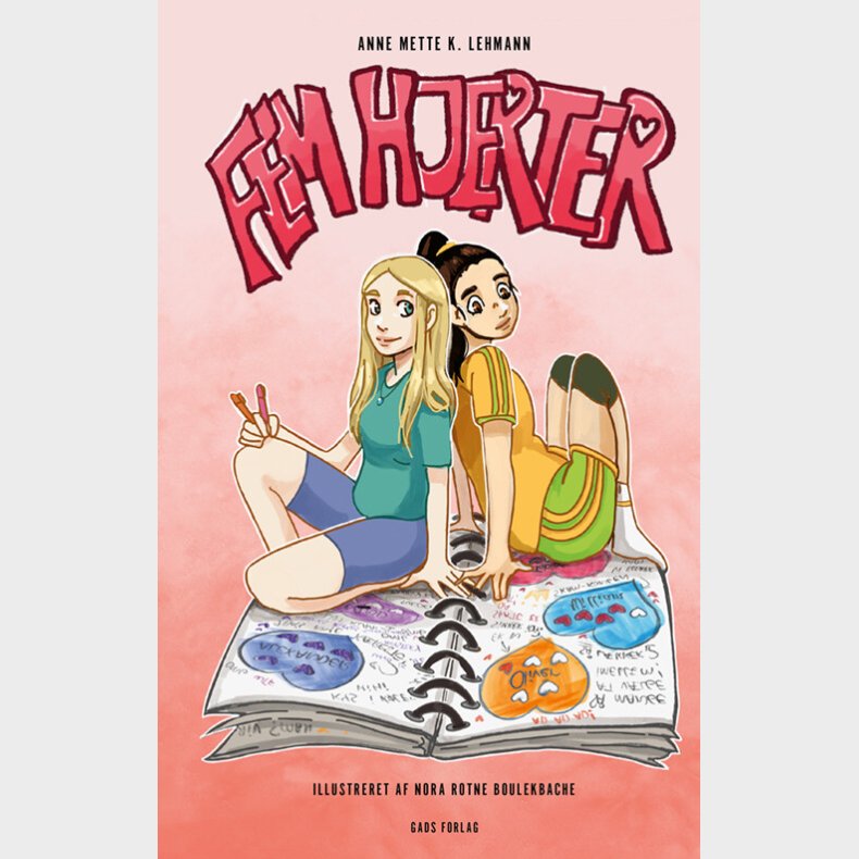 Fem Hjerter - Anne Mette K. Lehmann - Bog