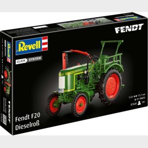 Revell - Fendt F20 Dieselro Tractor 1:24 - Easy Click - 07828