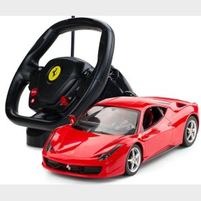 Ferrari 458 Italia Fjernstyret Bil med rat 1:14