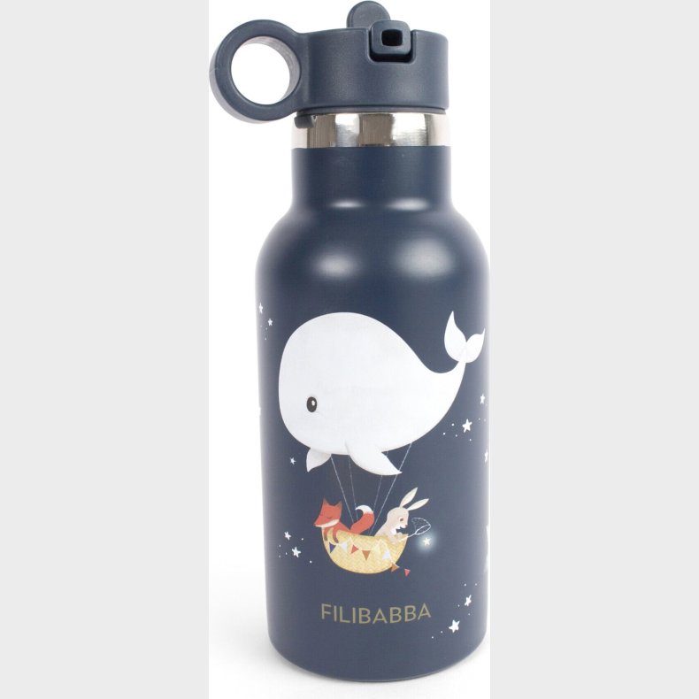 Filibabba - Drikkeflaske I Rustfrit Stl - Dreamy Adventurers - Flerfarvet