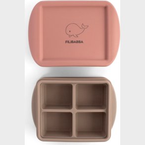 Filibabba - Frysebakke Til Babymad - Rose Mix - 4x65 Ml