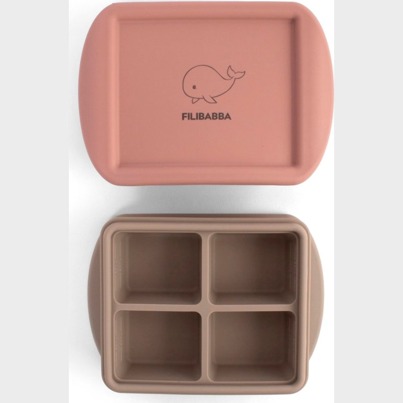 Filibabba - Frysebakke Til Babymad - Rose Mix - 4x65 Ml