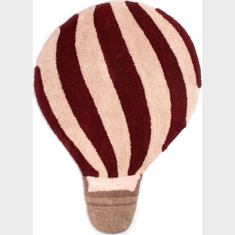 Filibabba - Gulvtppe - Luftballon - Deeply Red - 36-144 M