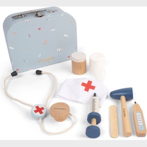 Filibabba - L�gekuffert Med L�ges�t Til B�rn - Tr� - 9 Dele