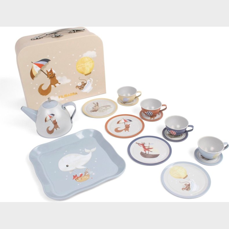 Filibabba - Legekuffert Teselskab Til 4 - (fi-03827)