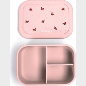 Filibabba - Madkasse I Silikone - 3 Rum - Lucky - Mariehner