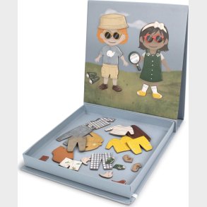 Magnetisk P�kl�dningsdukke - Klar Til Dit Eventyr - Filibabba