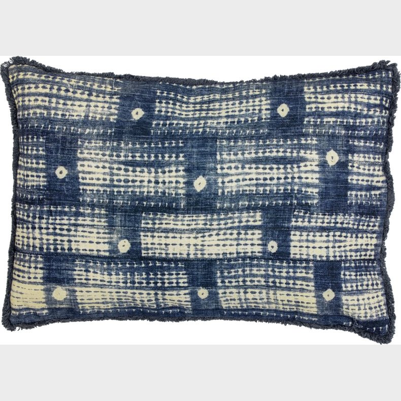 Creative Collection - Fillippa Pude - Bl� - Bomuld - 60x40 Cm