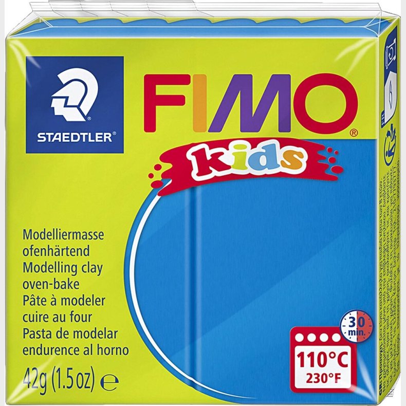 Fimo - Ler Til Ovn - Kids - Bl� - 42 G
