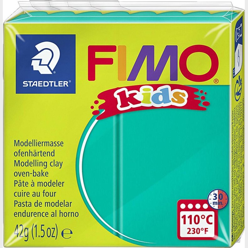 Fimo - Ler Til Ovn - Kids - Gr�n - 42 G