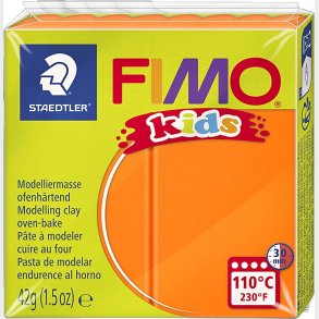Fimo - Ler Til Ovn - Kids - Orange - 42 G