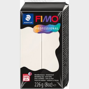 Fimo - Ler Til Ovn - Professional - Hvid - 226 G
