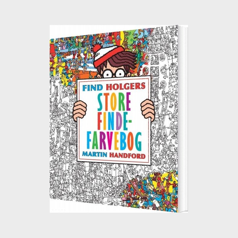 Find Holgers Store Finde-farvebog - Martin Handford - Bog