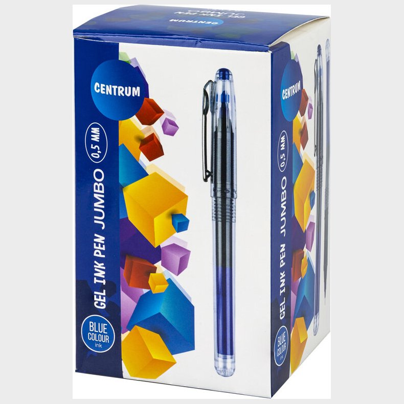 Fineliner Med Htte Gel Ink - Bl - Centrum