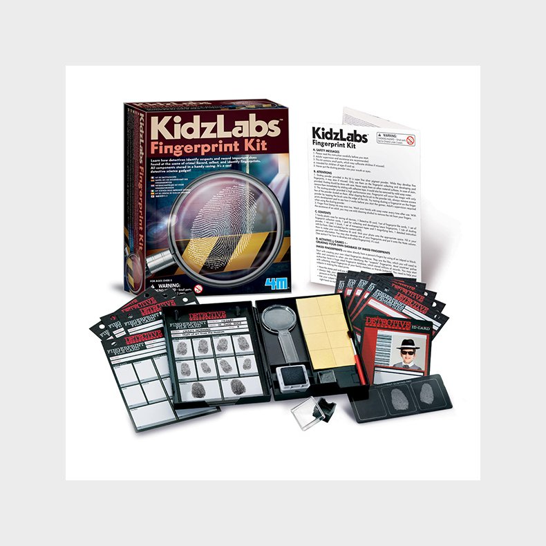 4M | Detektiv-kit | Fingeraftryk