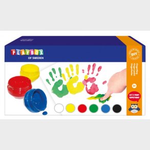 Playbox | Fingermaling - 6 x 50 ml