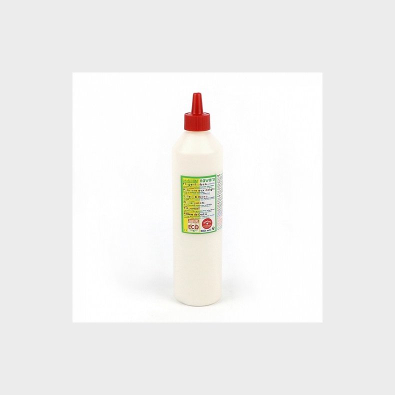 koNORM | Fingermaling i flaske - 500 ml. Hvid