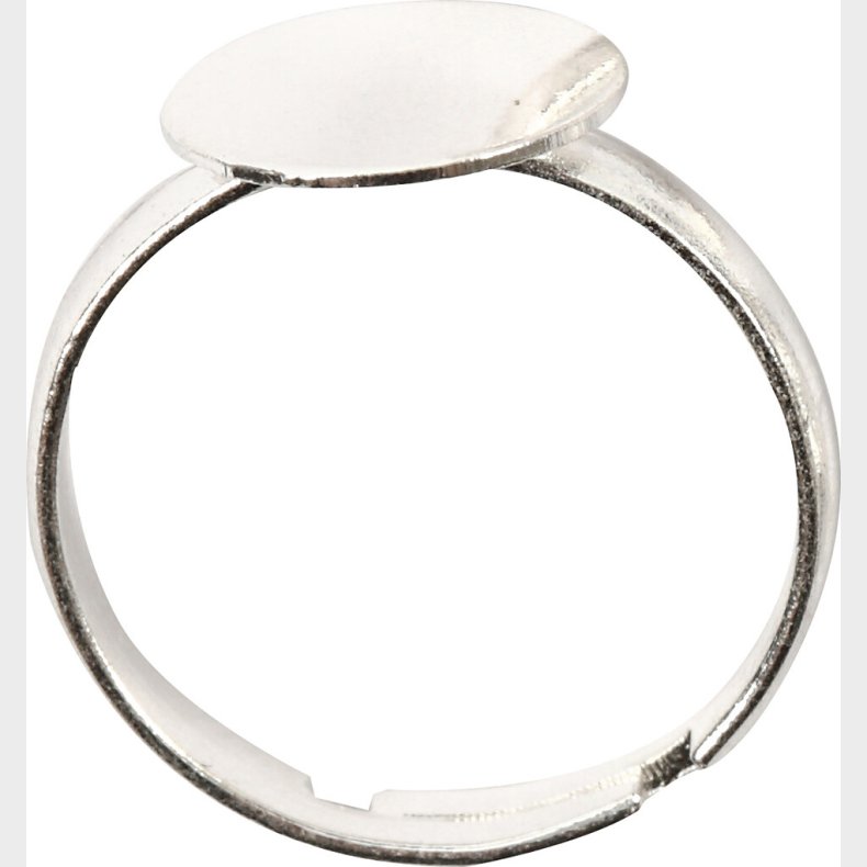 Fingerring - Forslvet - 3 Stk.