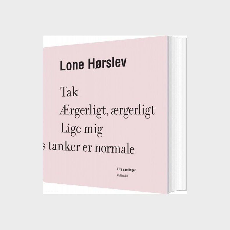 Fire Samlinger - Lone H�rslev - Bog