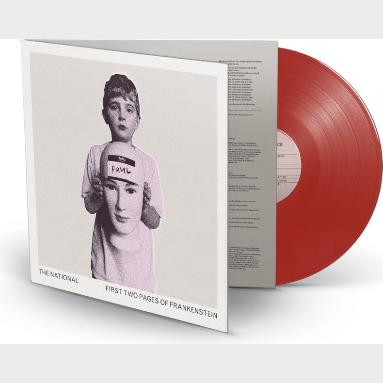 The National - First Two Pages Of Frankenstein - Red - Vinyl Lp