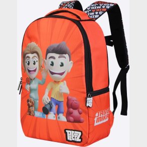 Firstgrade - Jas & Mika Peepz Backpack2.0 - Orange - 46 Cm X 28.5 Cm X 12.5 Cm