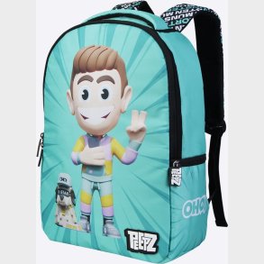 Firstgrade - Morten Mnster Peepz Backpack - Green - 46 Cm X 28.5 Cm X 12.5 Cm
