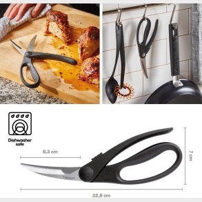 Fiskars - Essential Fjerkrsaks - 23 Cm