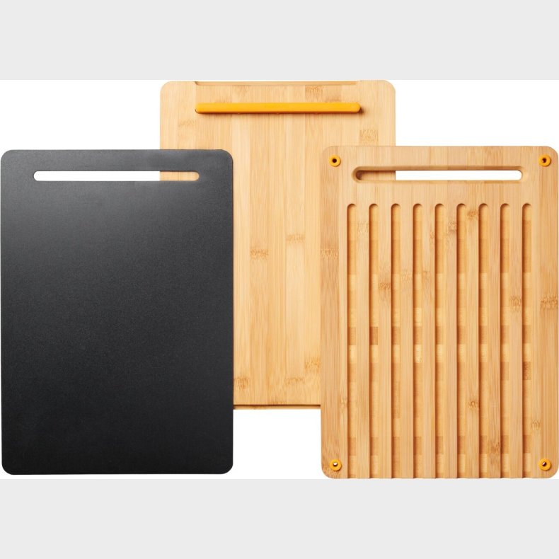 Fiskars Functional Form - Skrebrt - Bambus - St Med 3 Stk.