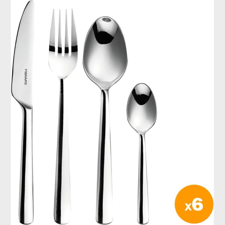 Fiskars Functional Form - Bestiks�t - 24 Dele - St�l