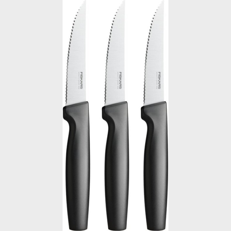 Fiskars - Functionalform Steak Knivst, 3 Dele