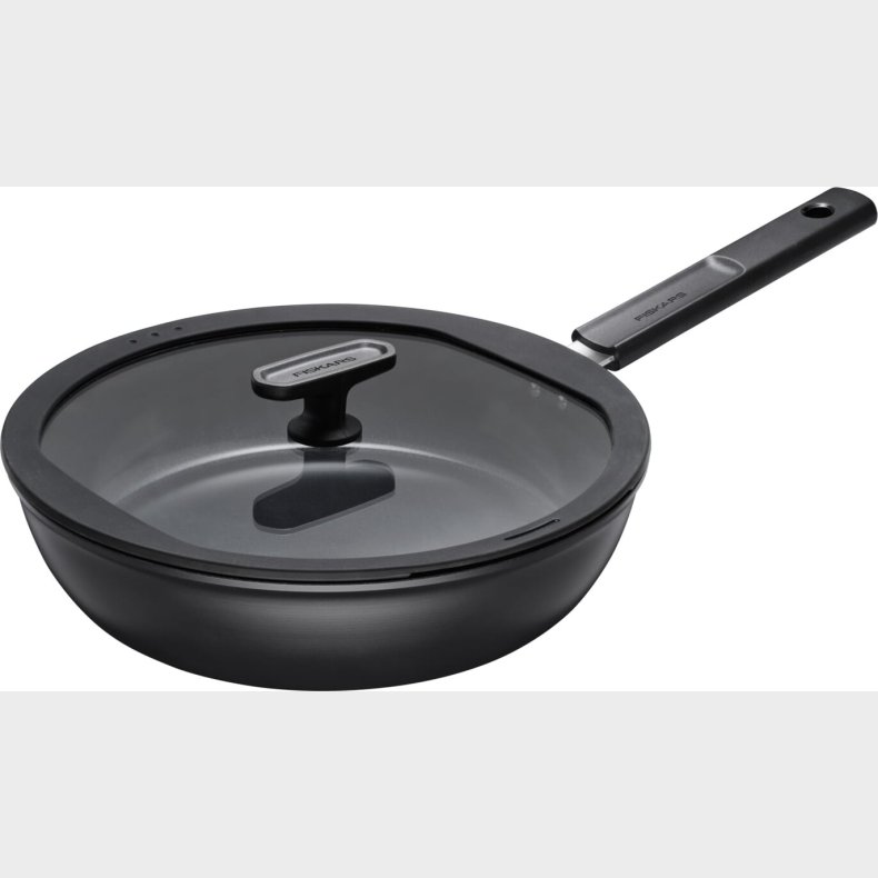 Fiskars - Hard Face Sauterpande - 28 Cm - Med L�g - Non-stick