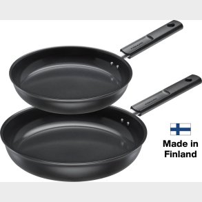 Fiskars - Hard Face - Stegepande S�t - 24 + 28 Cm - Induktion