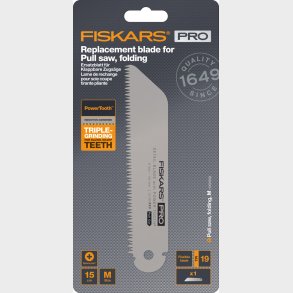 Fiskars - Pro Powertooth Pull Saw Klinge Til Trksav - 15 Cm