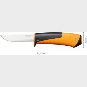 Fiskars - Pro Staysharp Universalkniv Med Knivsliber - Softgrip