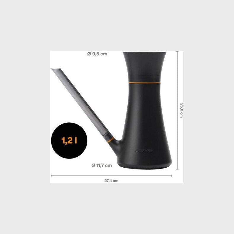 Fiskars - Vandkande - Indendrs Og Udendrs - 1,2 L