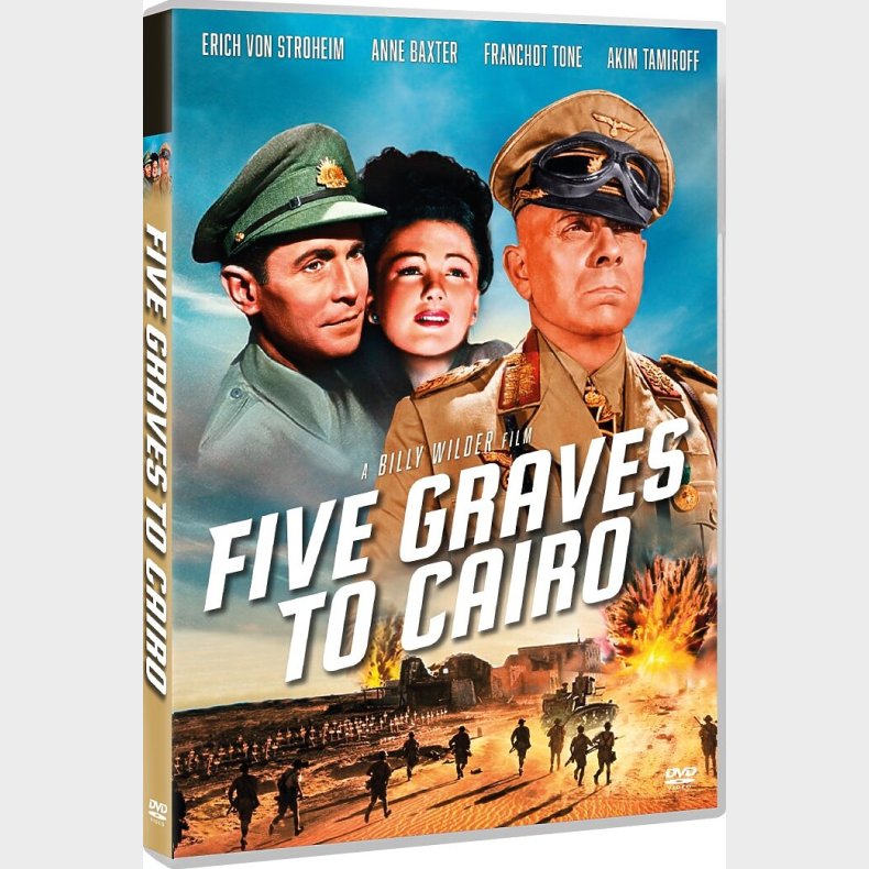 rkenens Hemmelighed / Five Graves To Cairo - DVD - Film