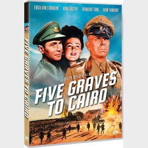 �rkenens Hemmelighed / Five Graves To Cairo - DVD - Film