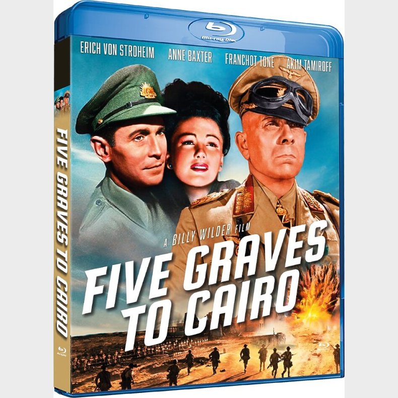 �rkenens Hemmelighed / Five Graves To Cairo - Blu-Ray