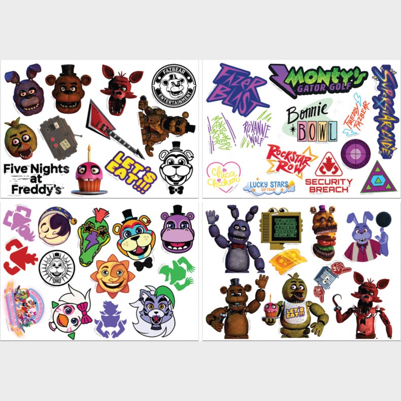 Five Nights At Freddy's Tech Decal Stickers