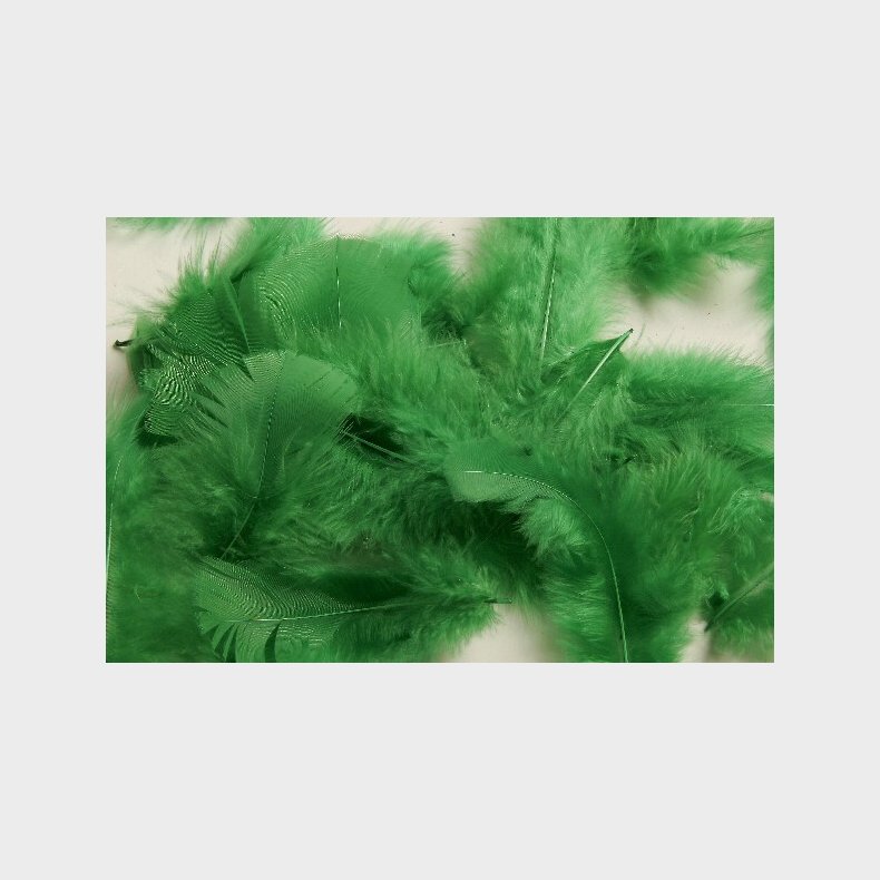 Fjer - 5-8 Cm - Grn - 7 G