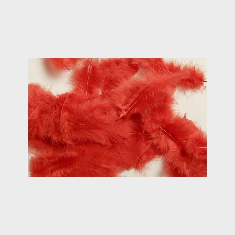 Fjer - 5-8 Cm - 7 G - Rd