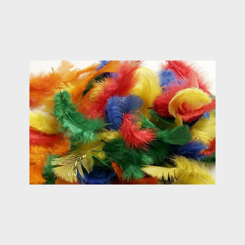 Fjer - 5-8 Cm - 20 G - Mix