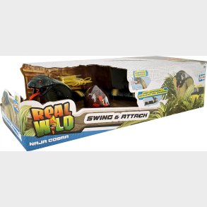 Fjernstyret Slange - Cobra - Swing & Attack - Real Wild - 39 Cm