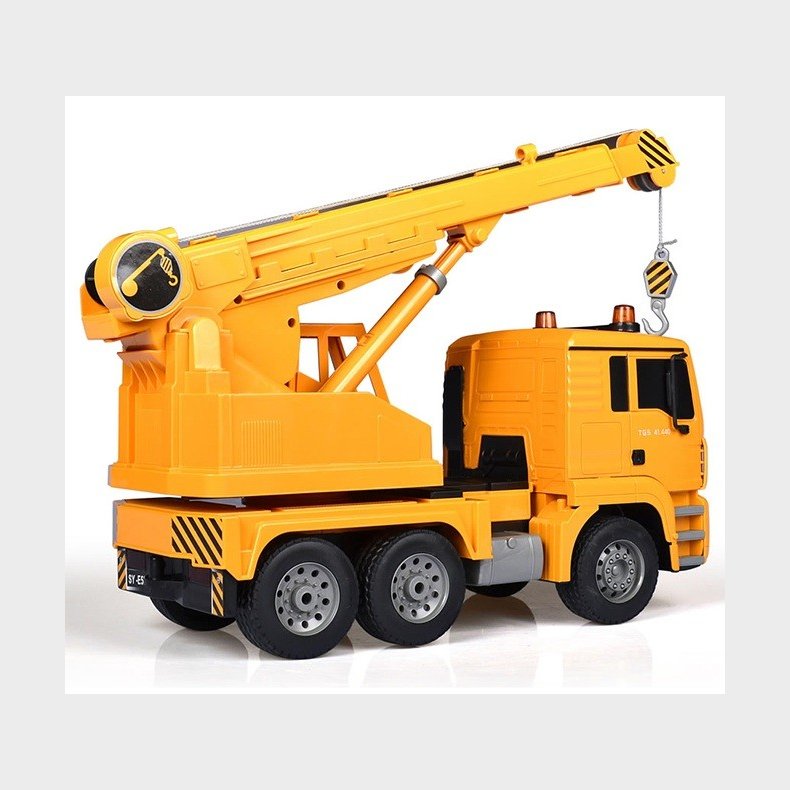 Fjernstyret Mobilkran 1:20 med lys og lyd 2.4G