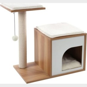 Flamingo - Kradsemilj Fred 60 X 56 Cm - Brun/hvid - M