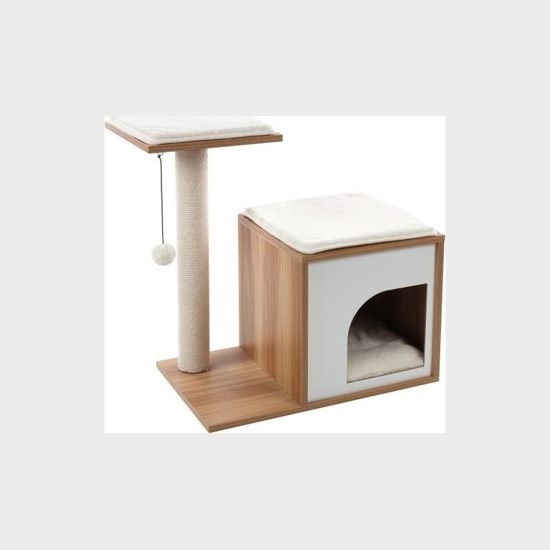 Flamingo - Kradsemilj Fred 60 X 56 Cm - Brun/hvid - M