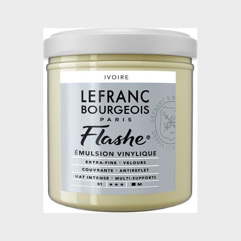 Lefranc & Bourgeois - Akrylmaling - Flashe - Ivory 125 Ml