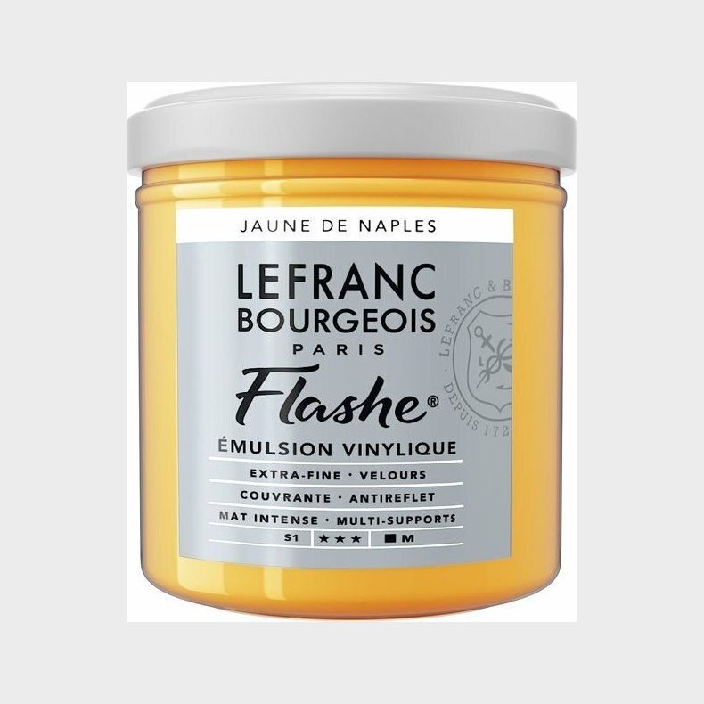 Lefranc & Bourgeois - Akrylmaling - Flashe - Naples Yellow Shade 125 Ml