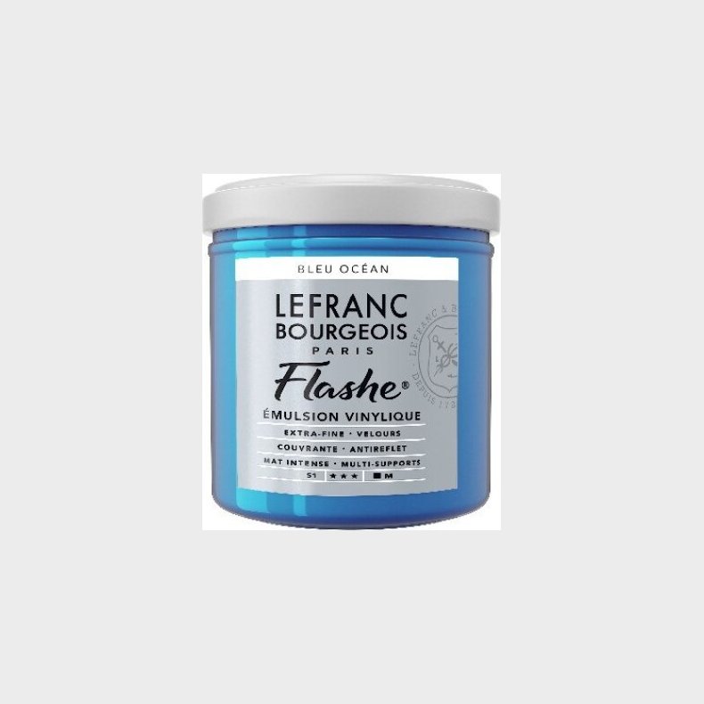 Lefranc & Bourgeois - Akrylmaling - Flashe - Ocean Blue 125 Ml